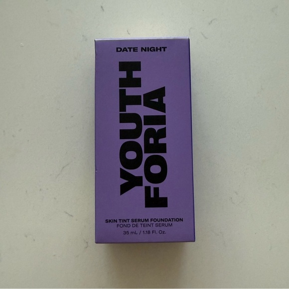 Youthforia Date Night Skin Tint Serum Foundation - 180 Light Neutral/Warm - NWB - Picture 7 of 9